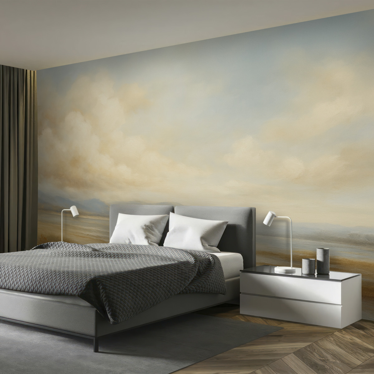 Fototapeta Pejzaż w cichej tonacji.