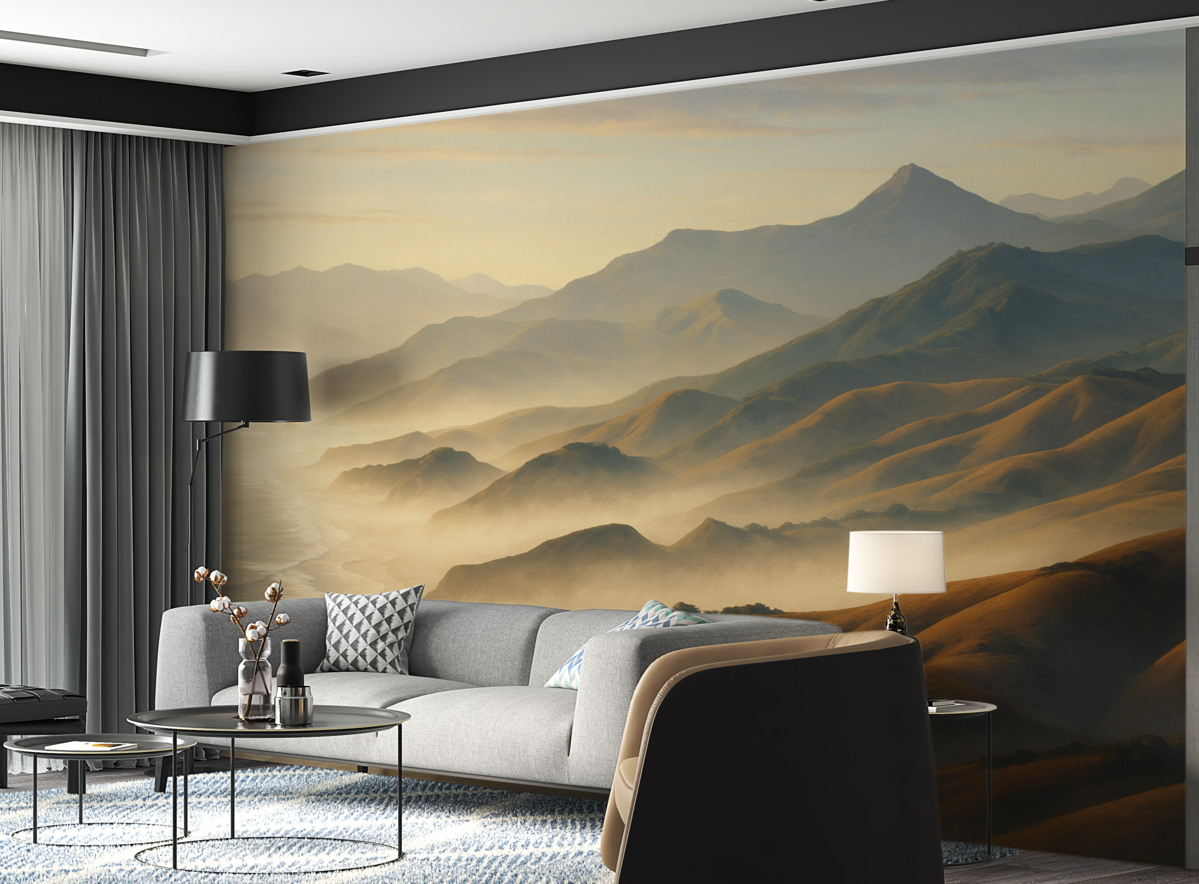 Fototapeta Góry w mgle.