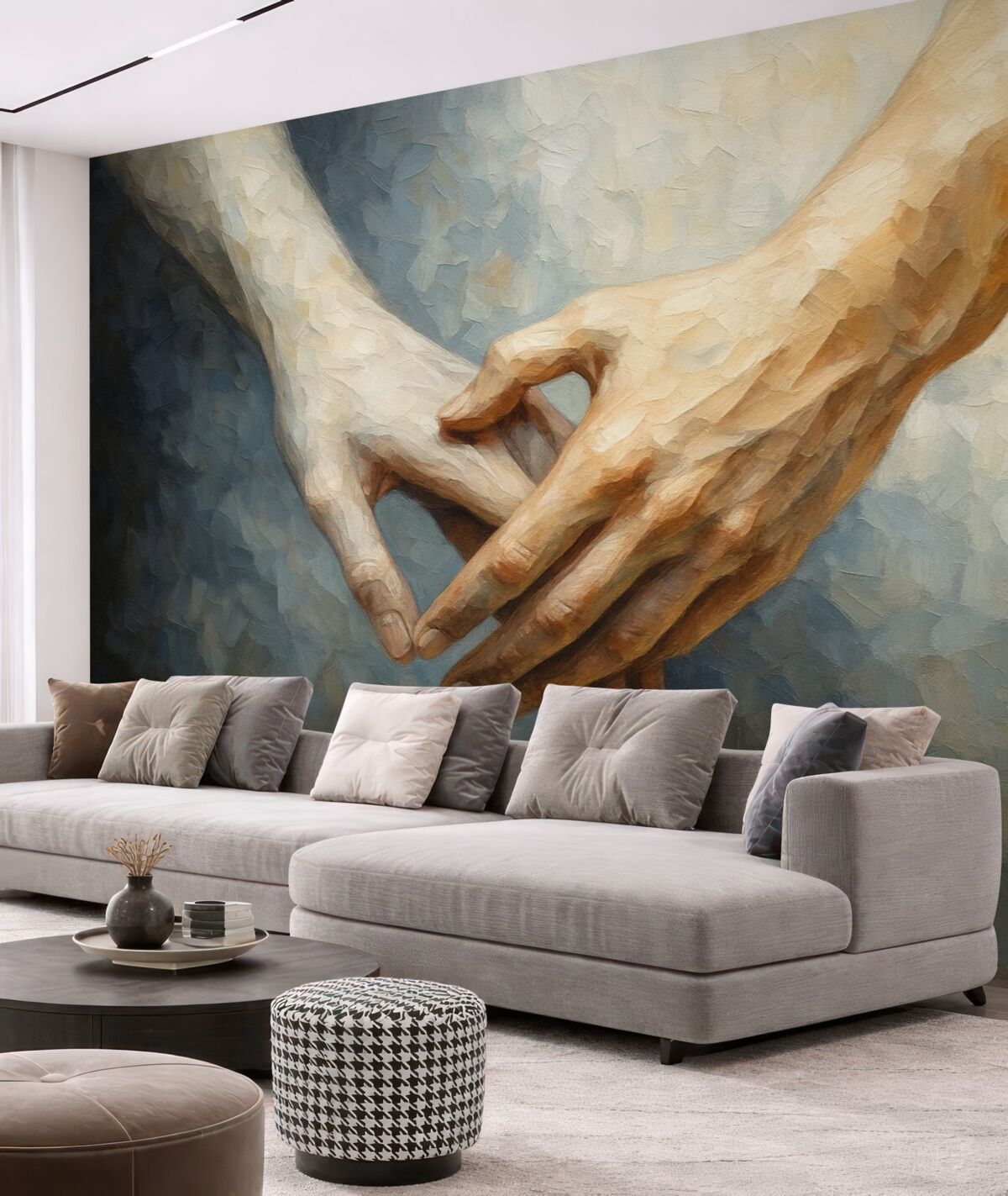 Fototapeta Obraz nawiązujący do dłoni.