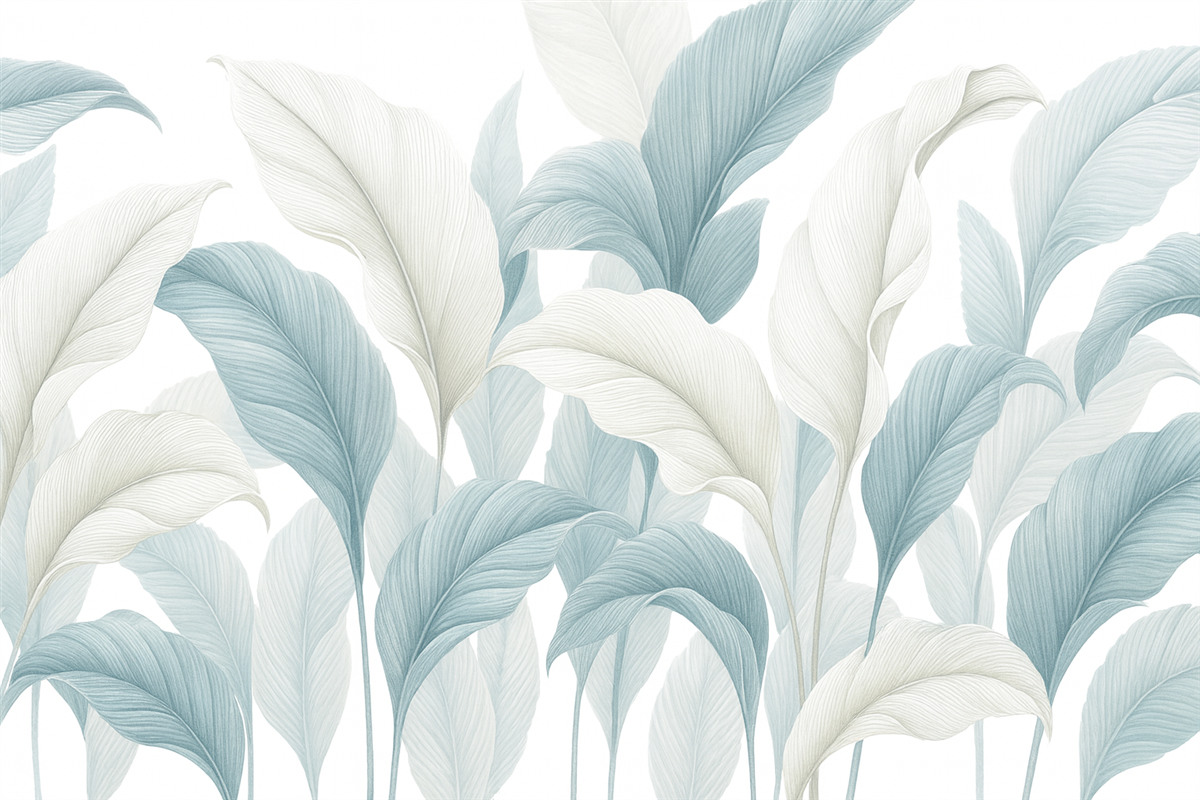 Fototapeta Zielone liście.