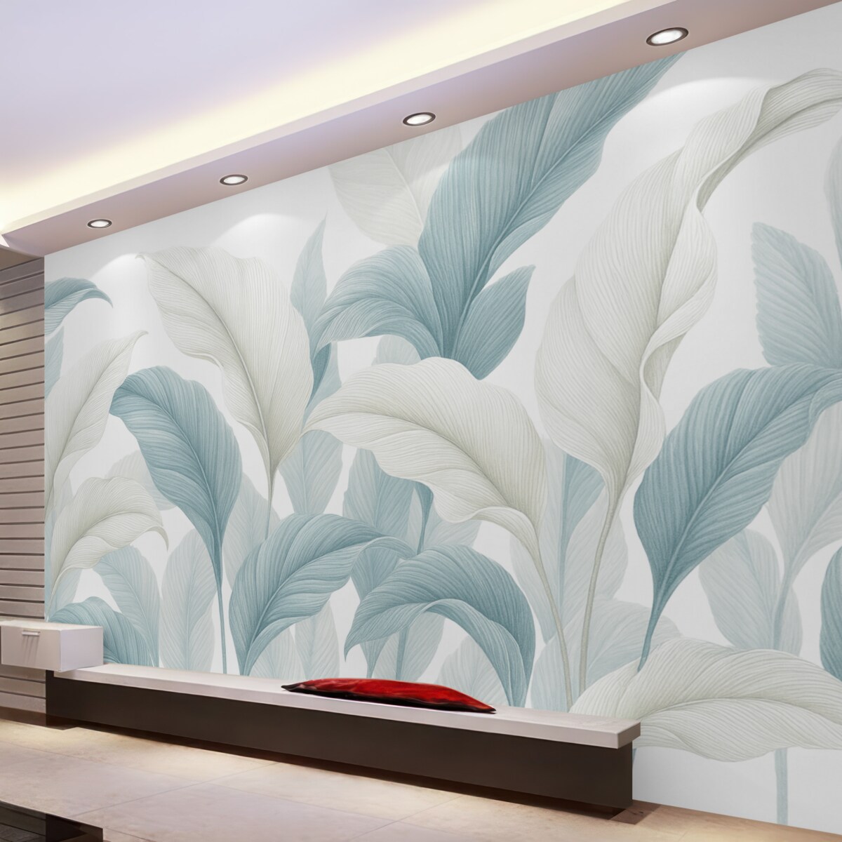 Fototapeta Zielone liście.