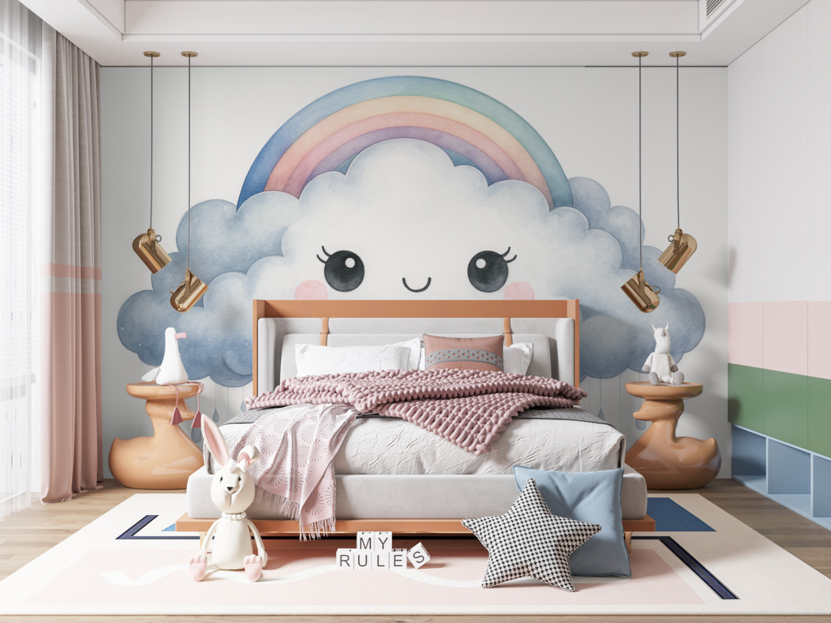 Fototapeta Tęczowa chmura.