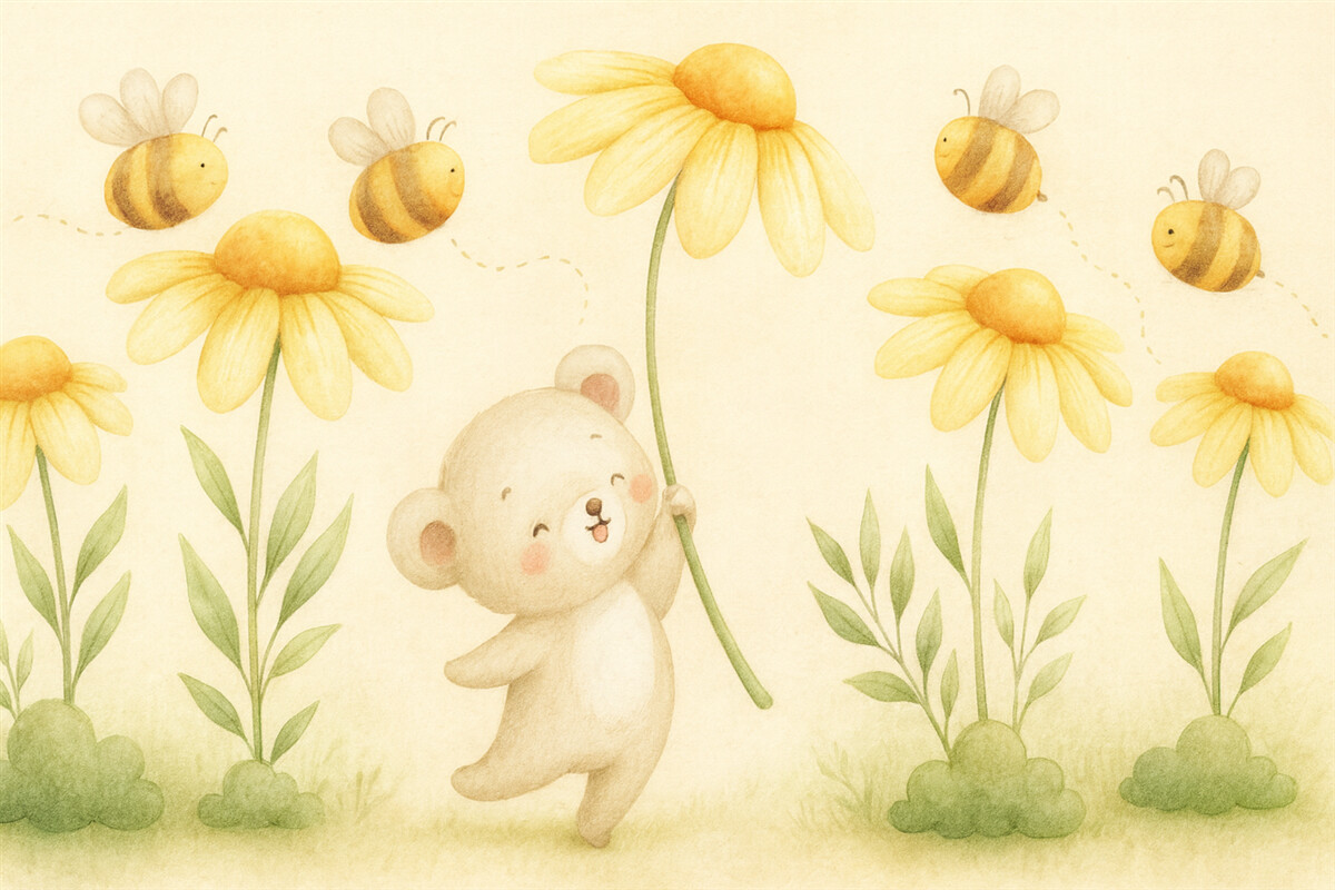 Fototapeta mysz z kwiatami stokrotek