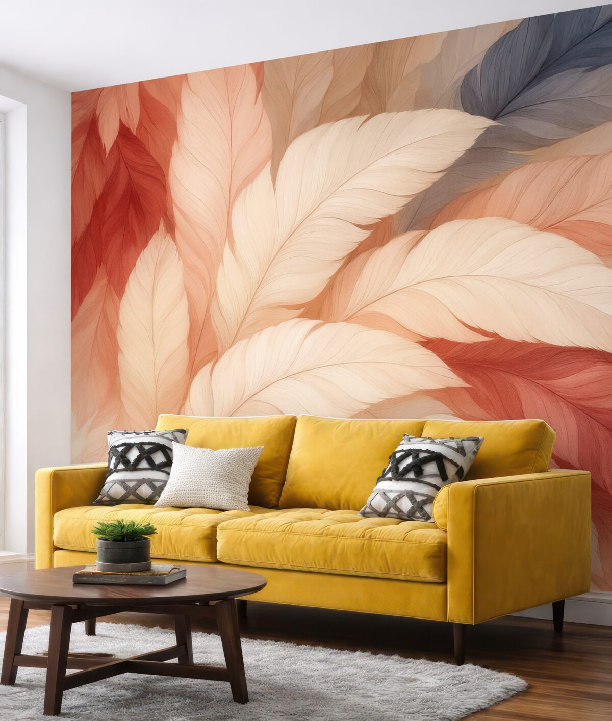 Fototapeta Pióra o subtelnych profilach