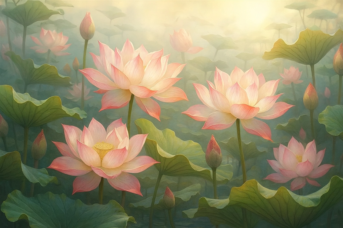 Fototapeta Wielkie konwalie w odcieniu różowym.