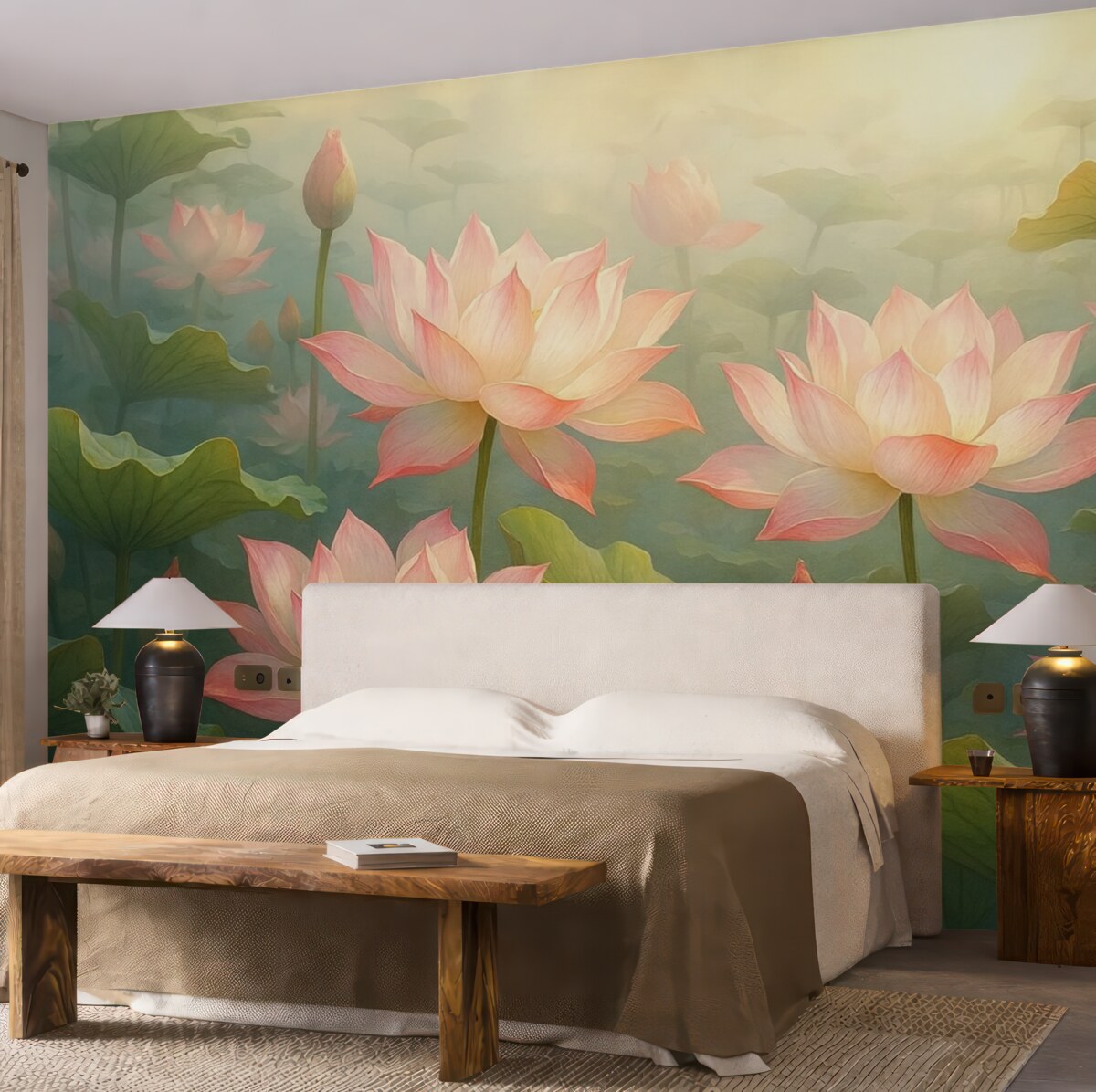 Fototapeta Wielkie konwalie w odcieniu różowym.