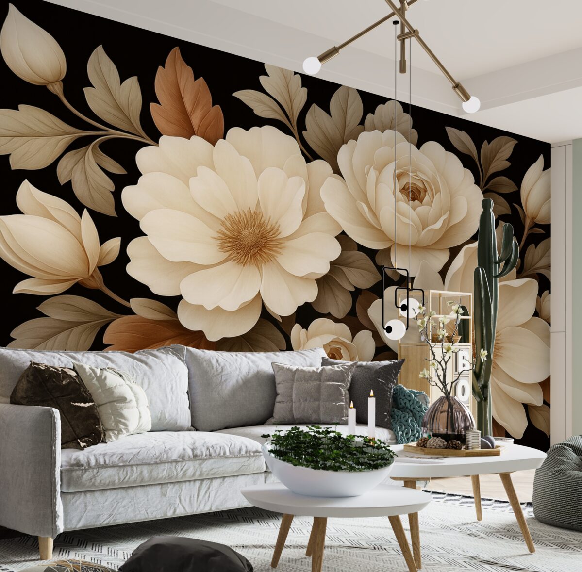 Fototapeta Bogata kompozycja florystyczna.