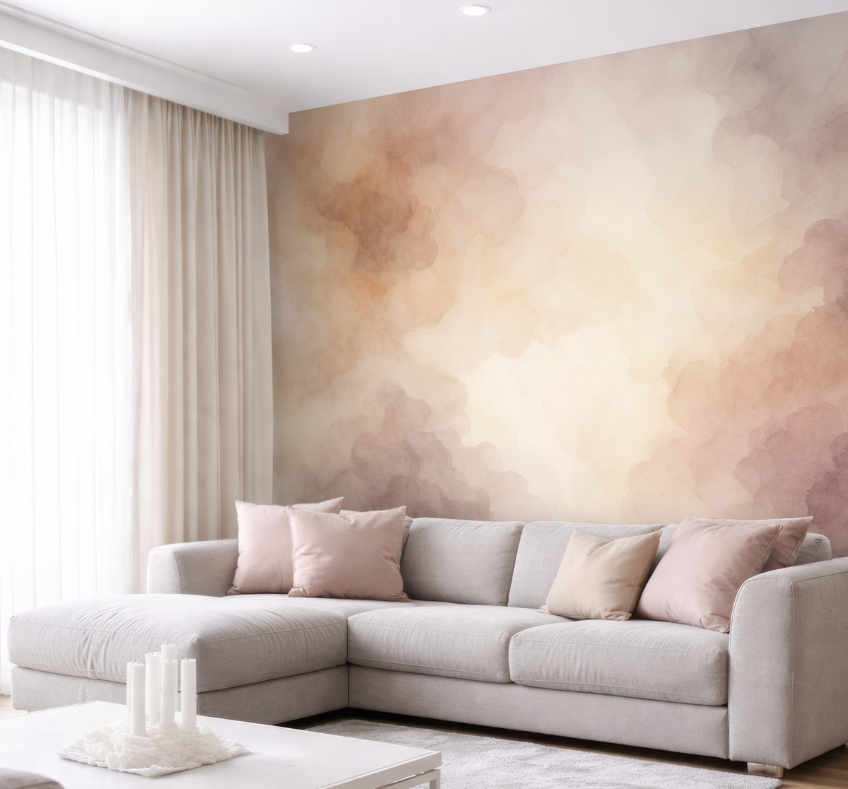 Fototapeta Koła w akwareli