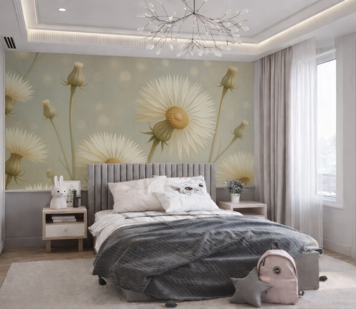 Fototapeta Malowane, przewiewne mleczki.