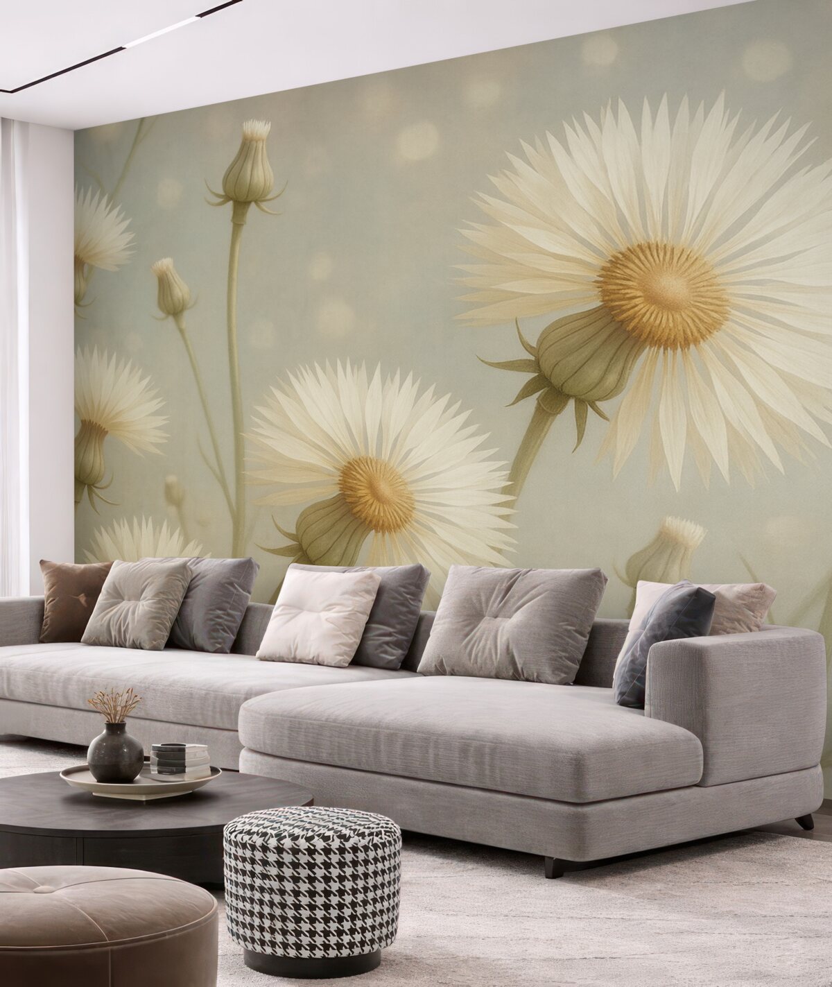 Fototapeta Malowane, przewiewne mleczki.