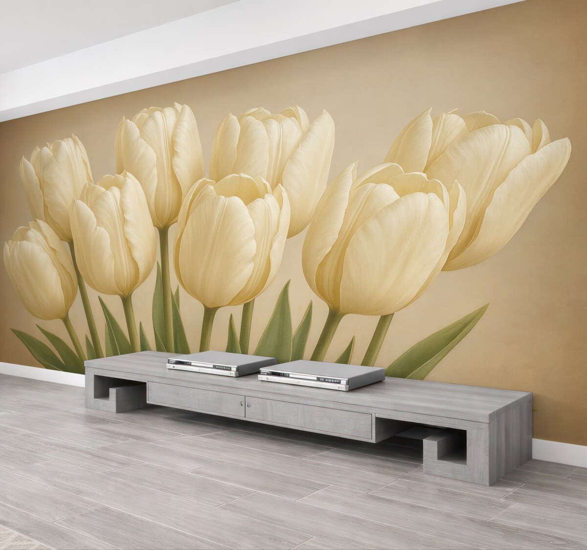 Fototapeta Subtelny bukiet tulipanów.