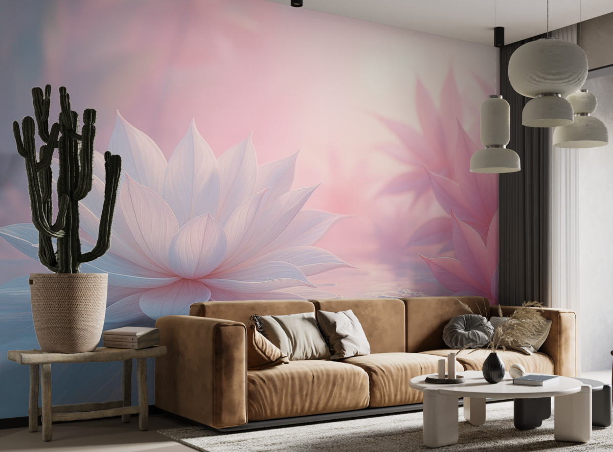 Fototapeta Szerokie płatki kwiatowe.