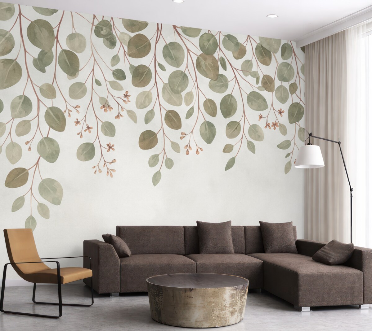 Fototapeta Liście na szczycie.