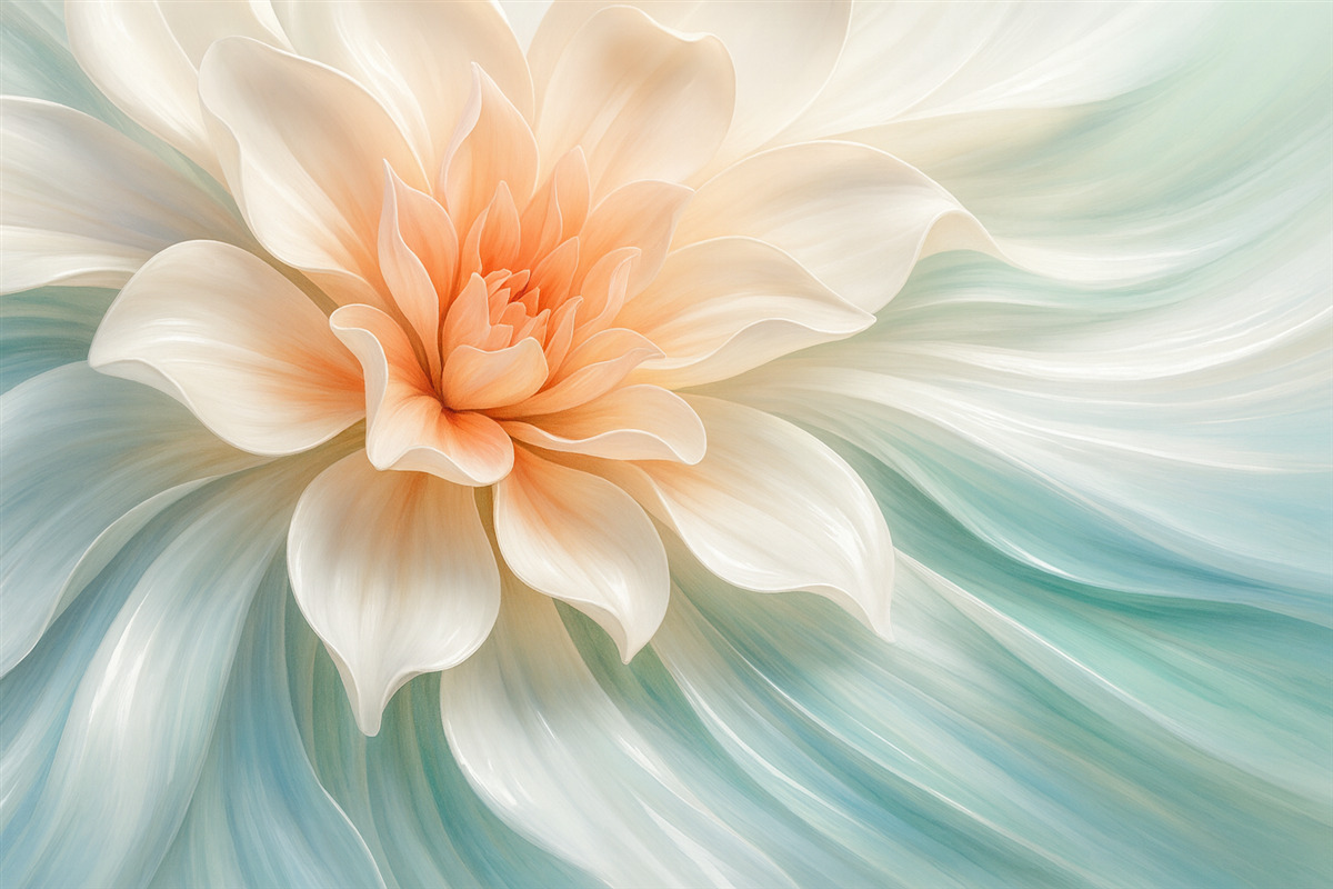 Fototapeta Obszerny wyrafinowany kwiat.