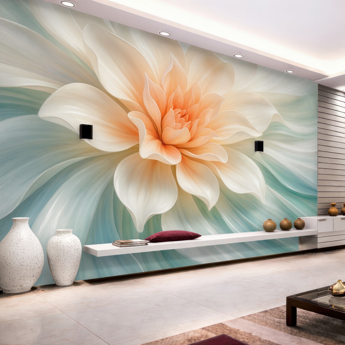 Fototapeta Obszerny wyrafinowany kwiat.