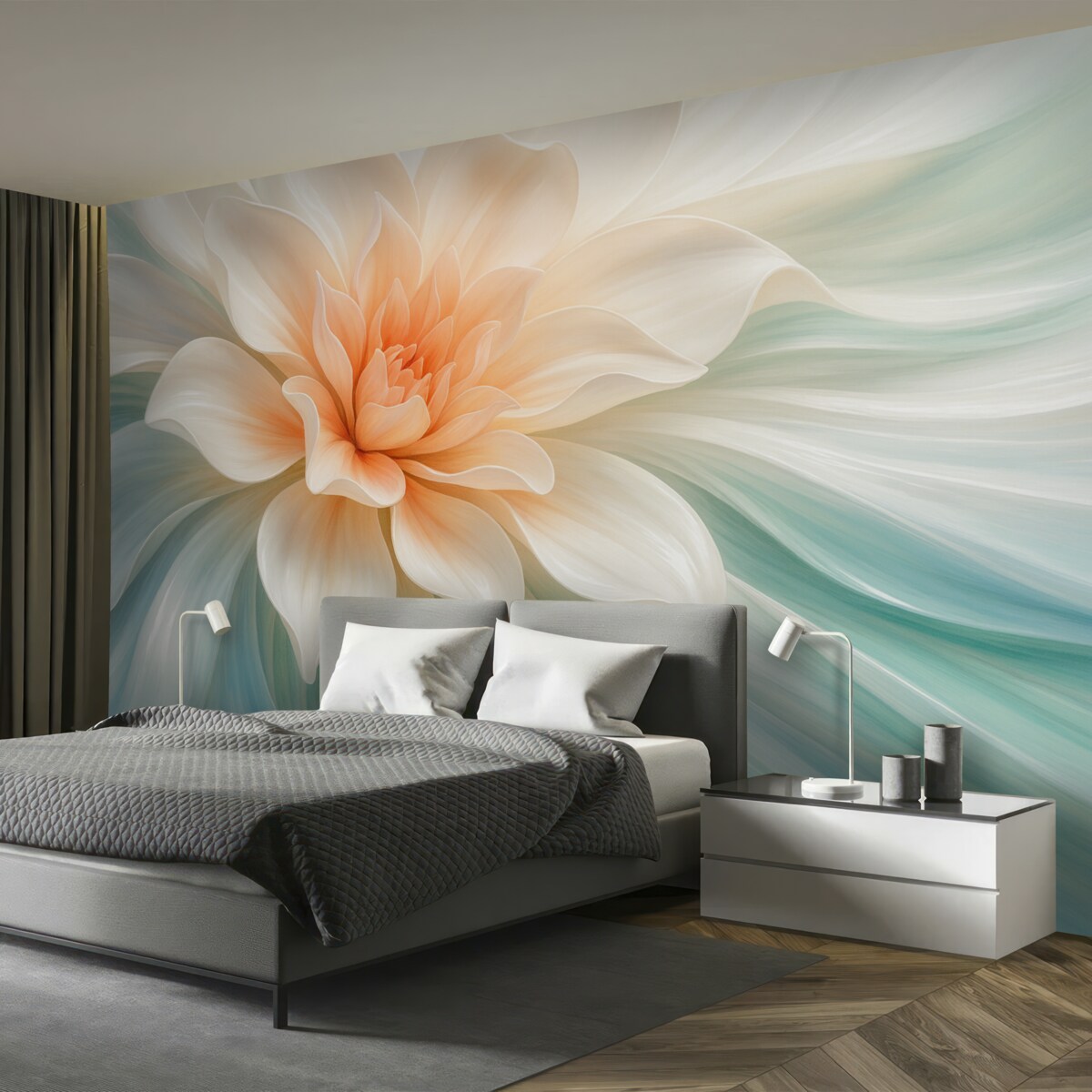 Fototapeta Obszerny wyrafinowany kwiat.