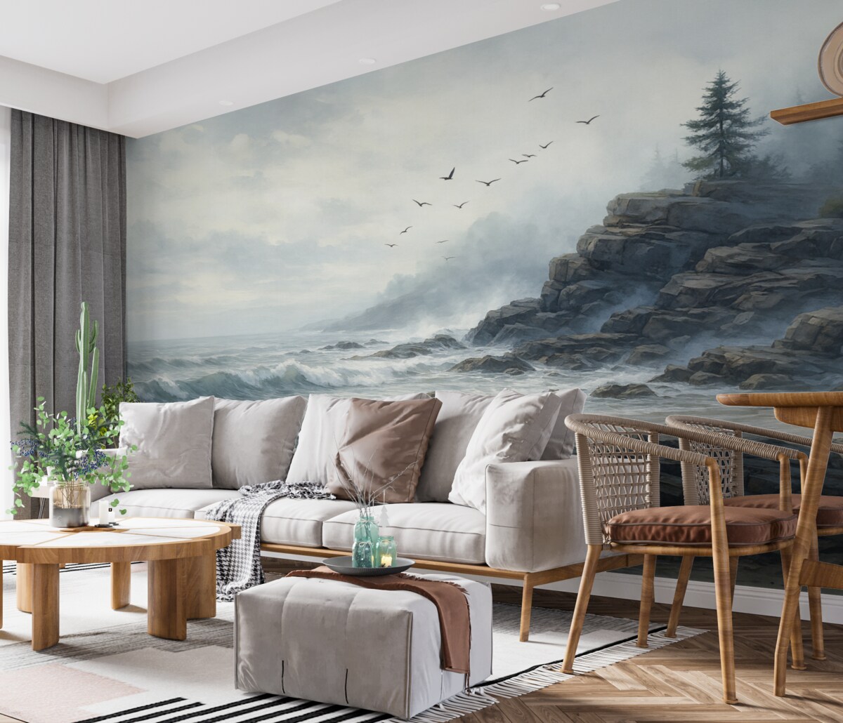 Fototapeta Cichy, malowany pejzaż.