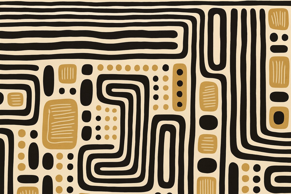 Fototapeta Geomeryczny minimalizm.