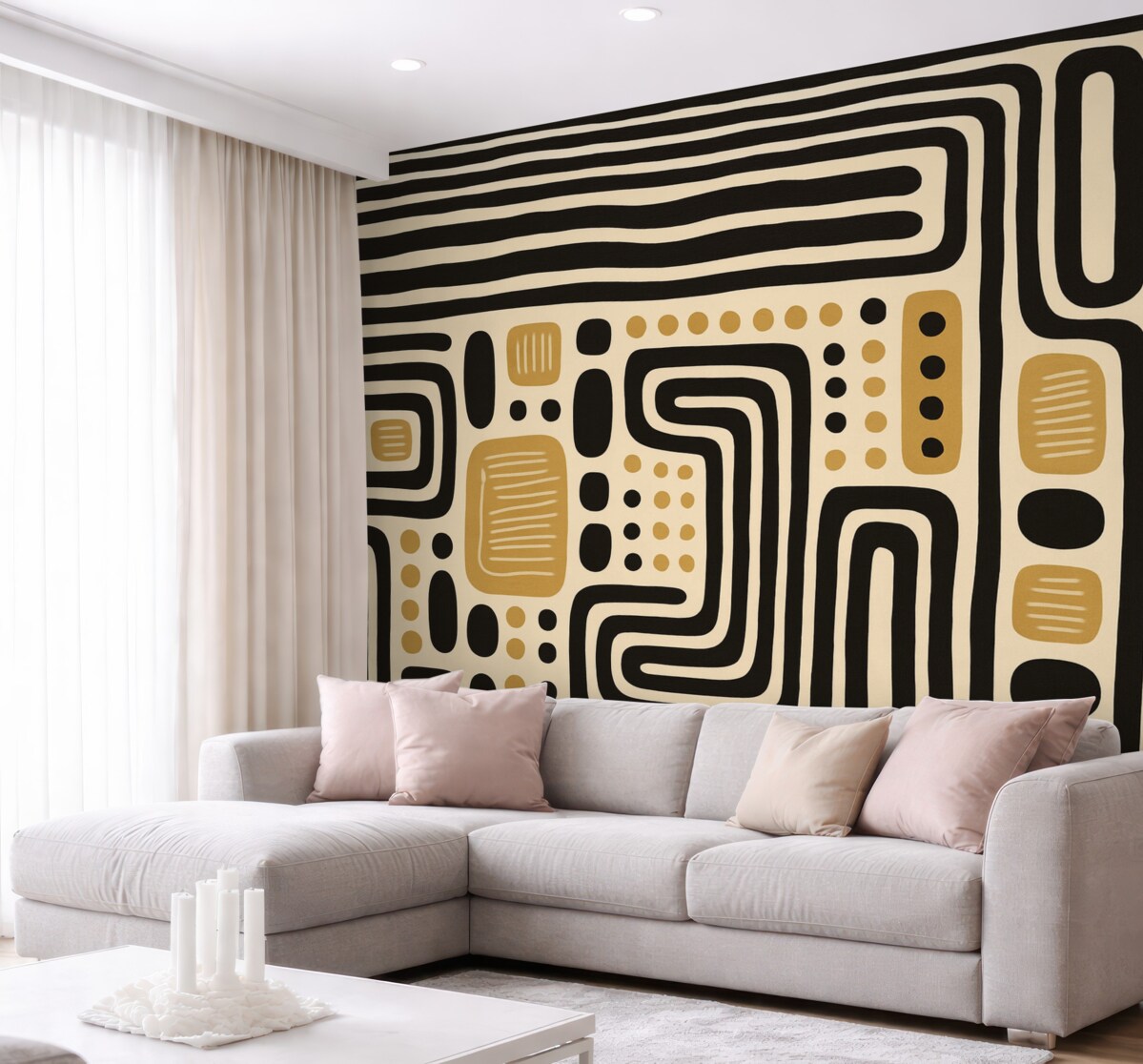 Fototapeta Geomeryczny minimalizm.