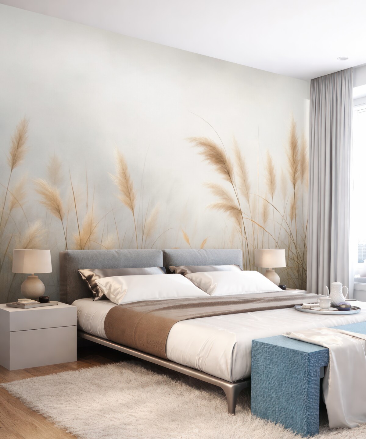 Fototapeta Obraz naśladujący trzciny.