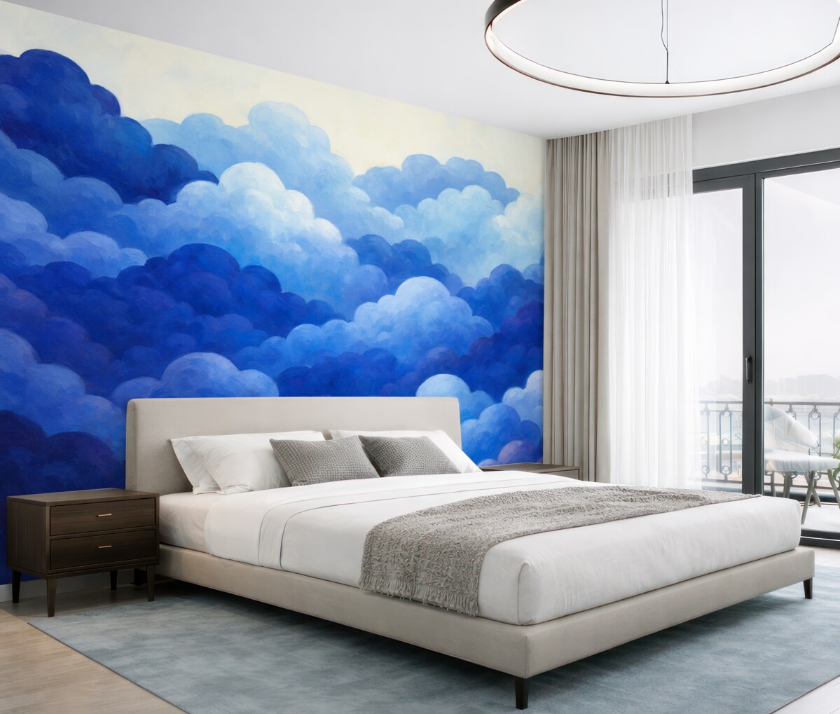 Fototapeta Fale niebiańskie.