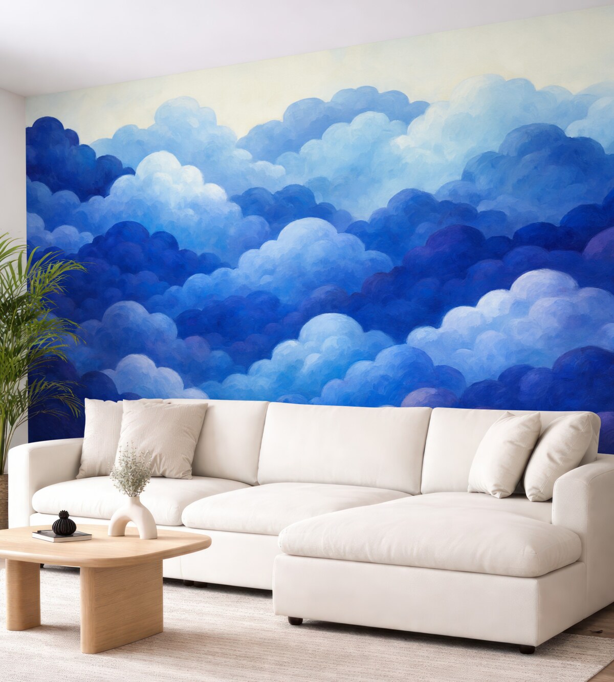 Fototapeta Fale niebiańskie.