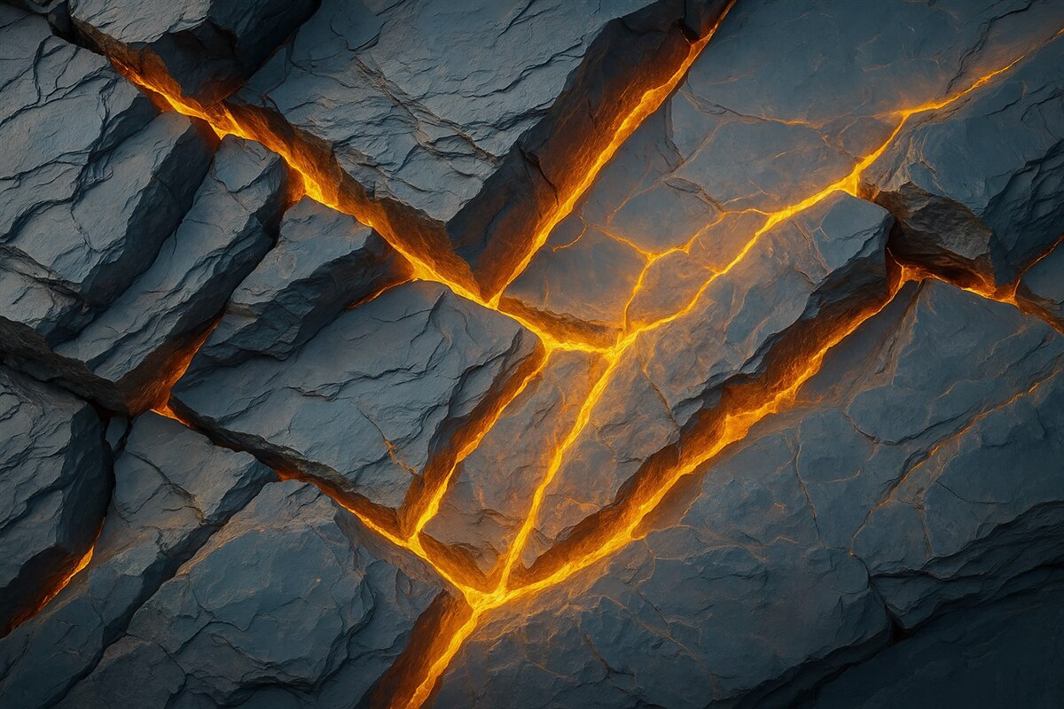 Fototapeta Wulkaniczne skały.