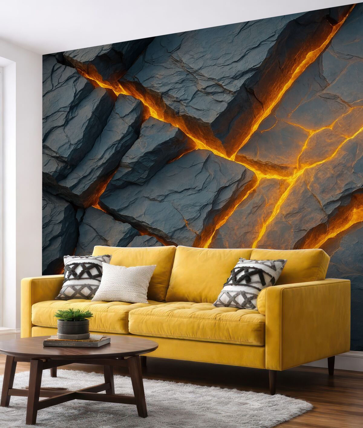 Fototapeta Wulkaniczne skały.