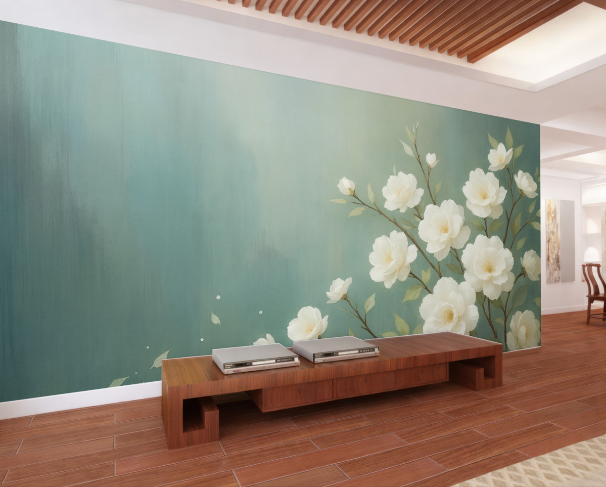 Fototapeta Kwiaty na konarze.