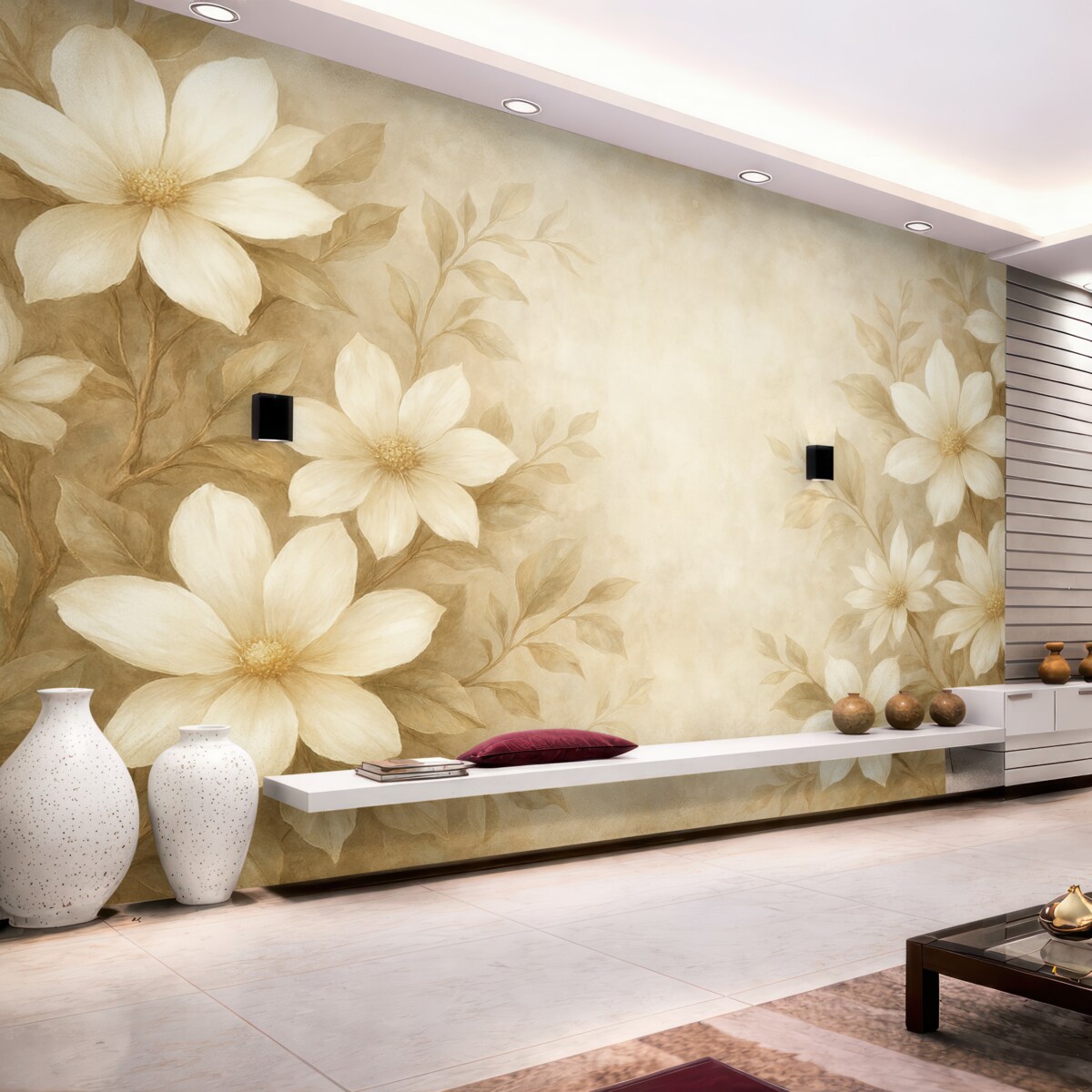 Fototapeta Kwiatowe subtelne tło.