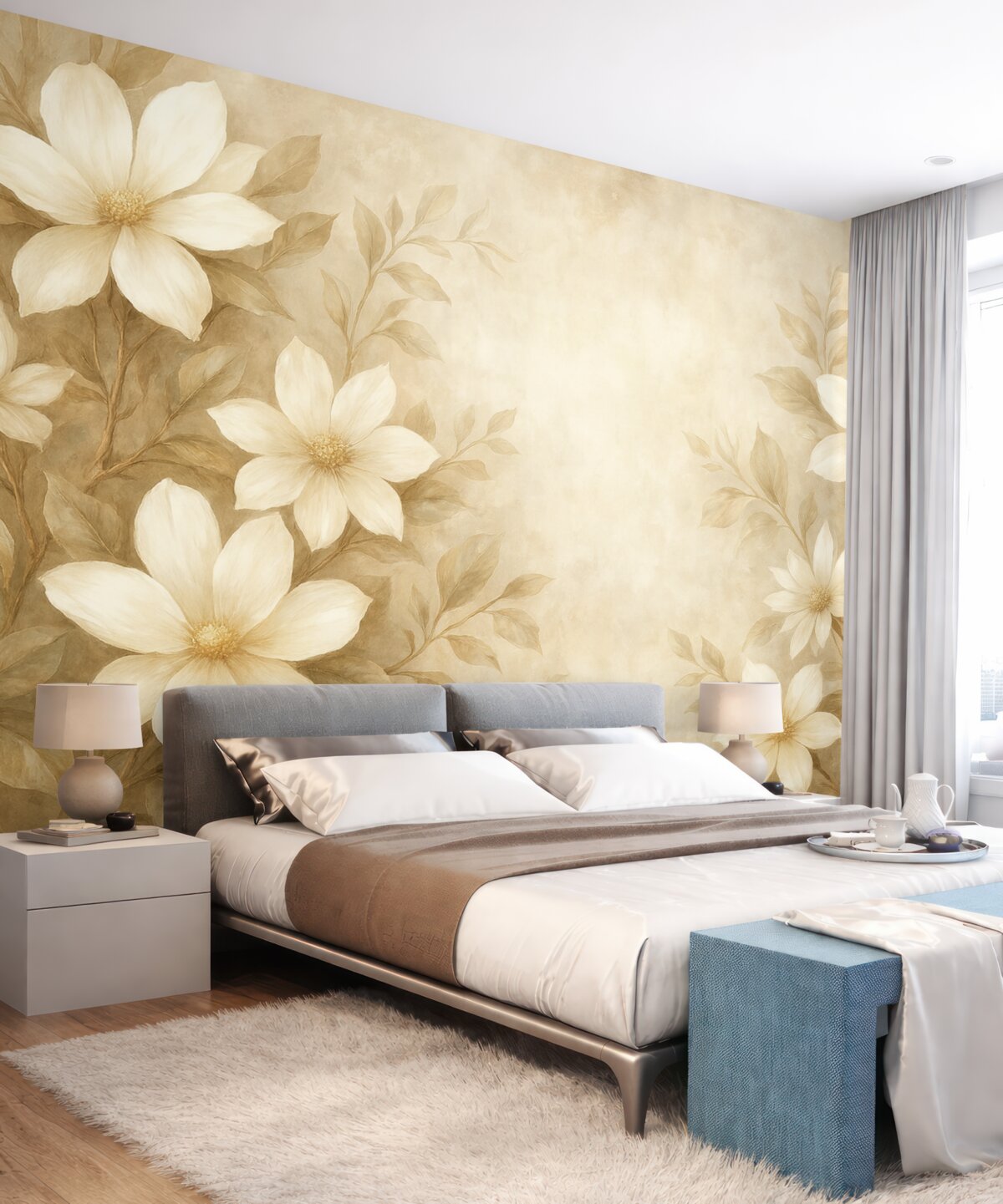 Fototapeta Kwiatowe subtelne tło.