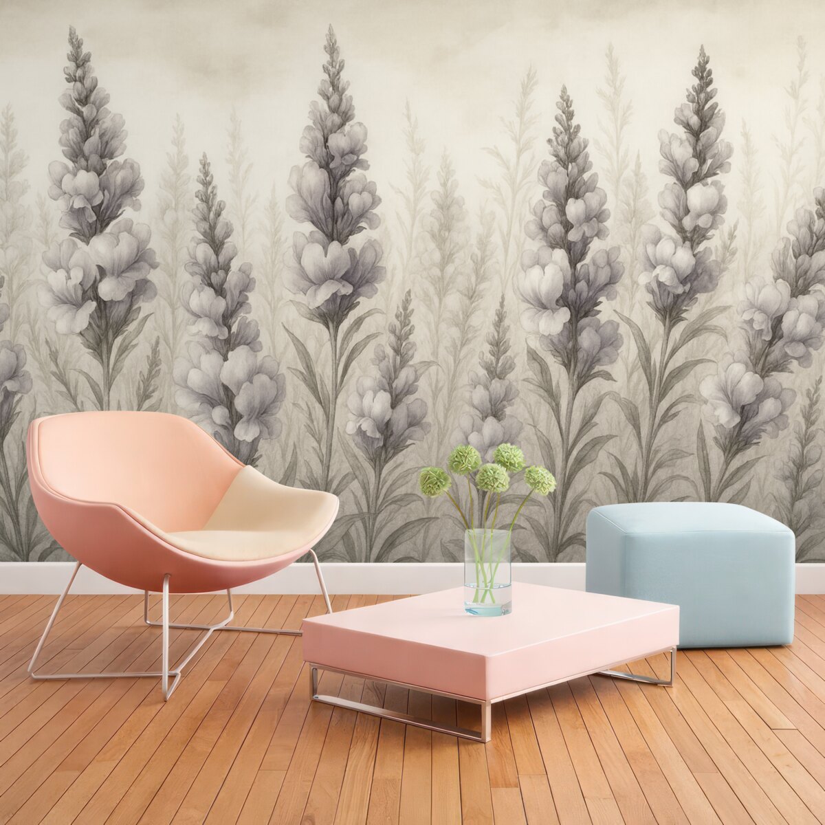 Fototapeta Gałązki akwarelowe.