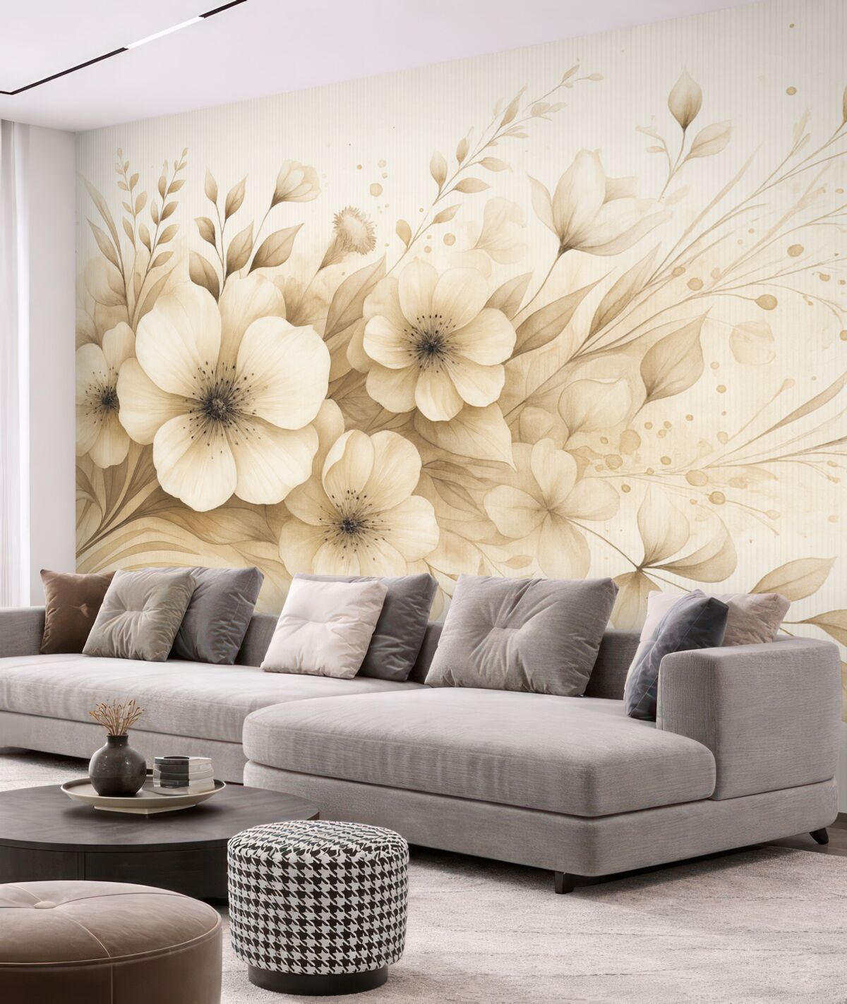 Fototapeta Malarstwo akwarelowe w formie bukietu.