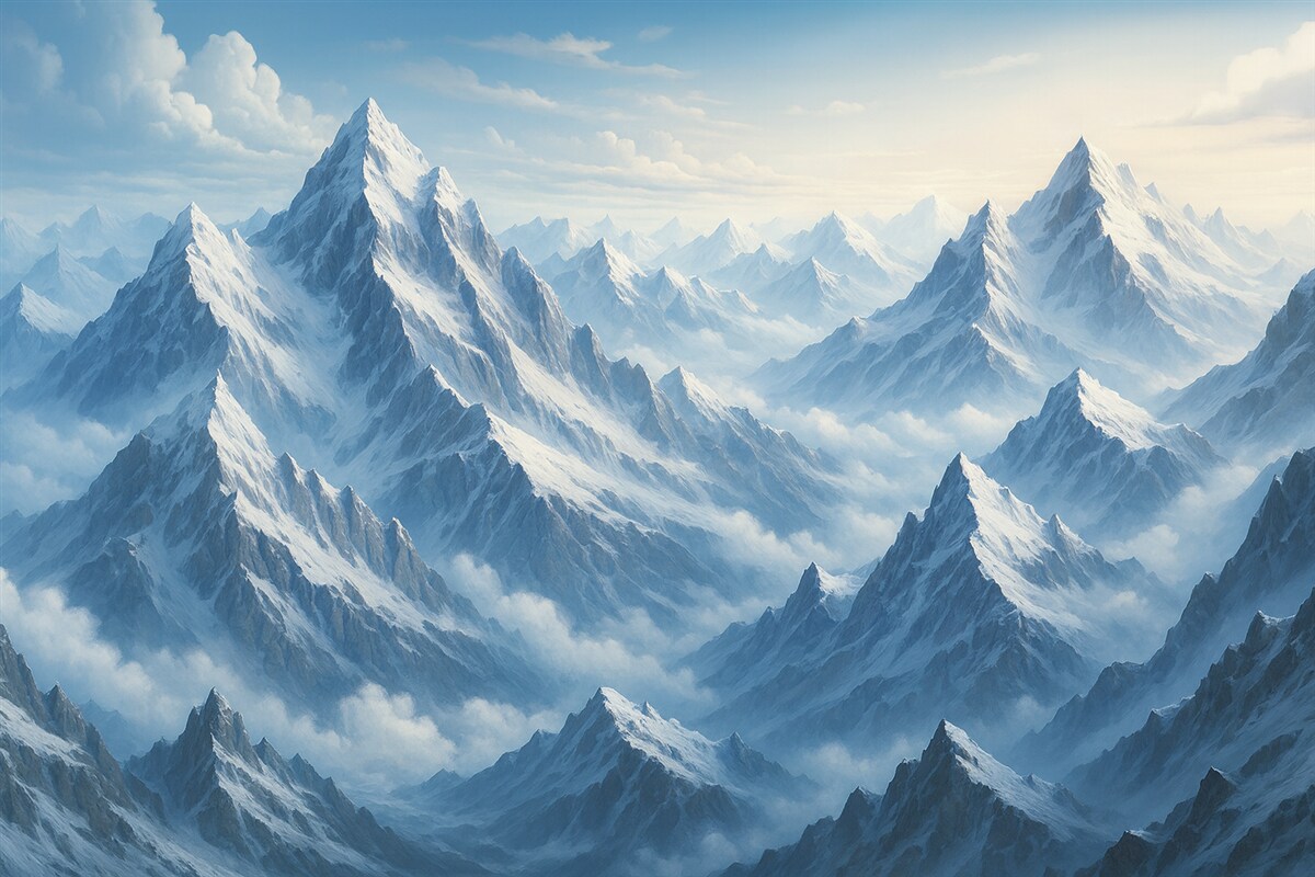 Fototapeta Pejzaż górski.