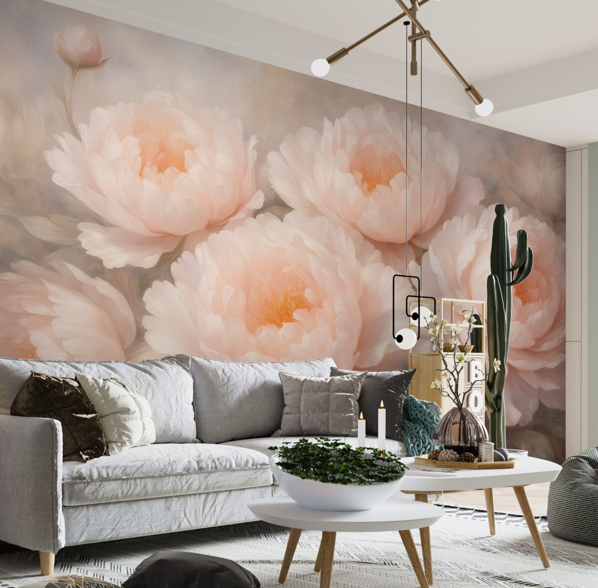 Fototapeta Różowe peonie.