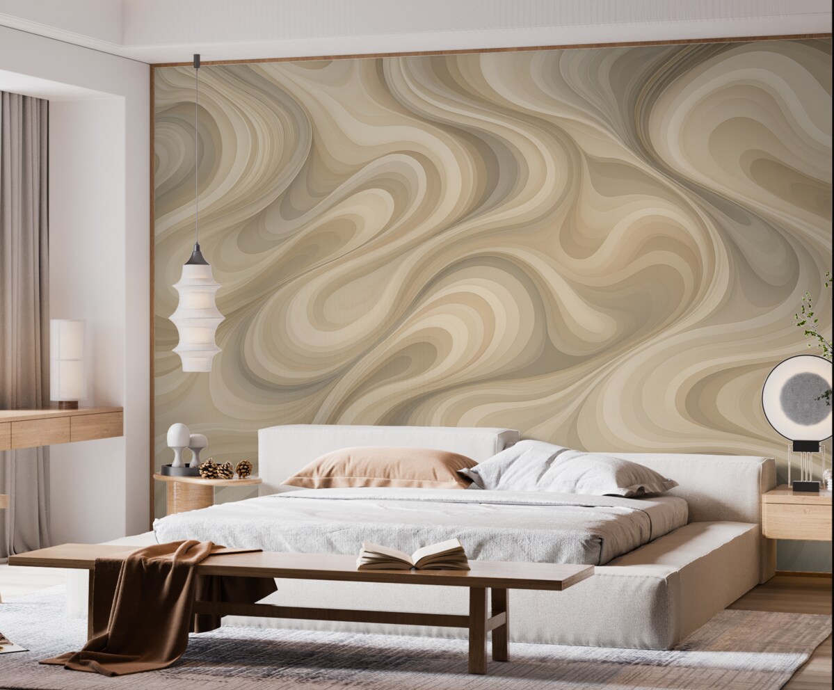 Fototapeta Abstrakcyjny motyw z zygzakowatymi liniami.