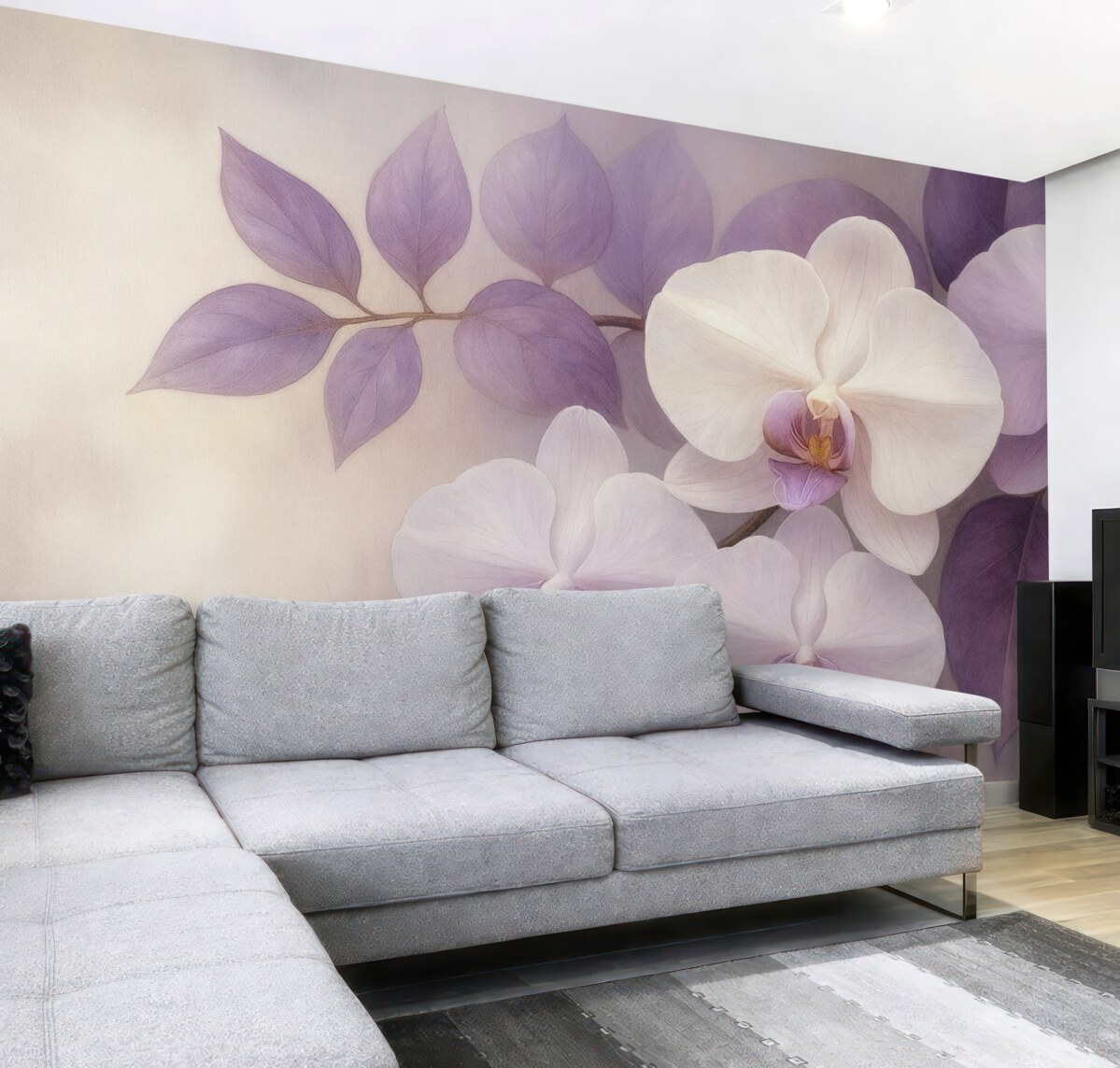 Fototapeta Kompozycja z archiwami w tonacjach fioletu.