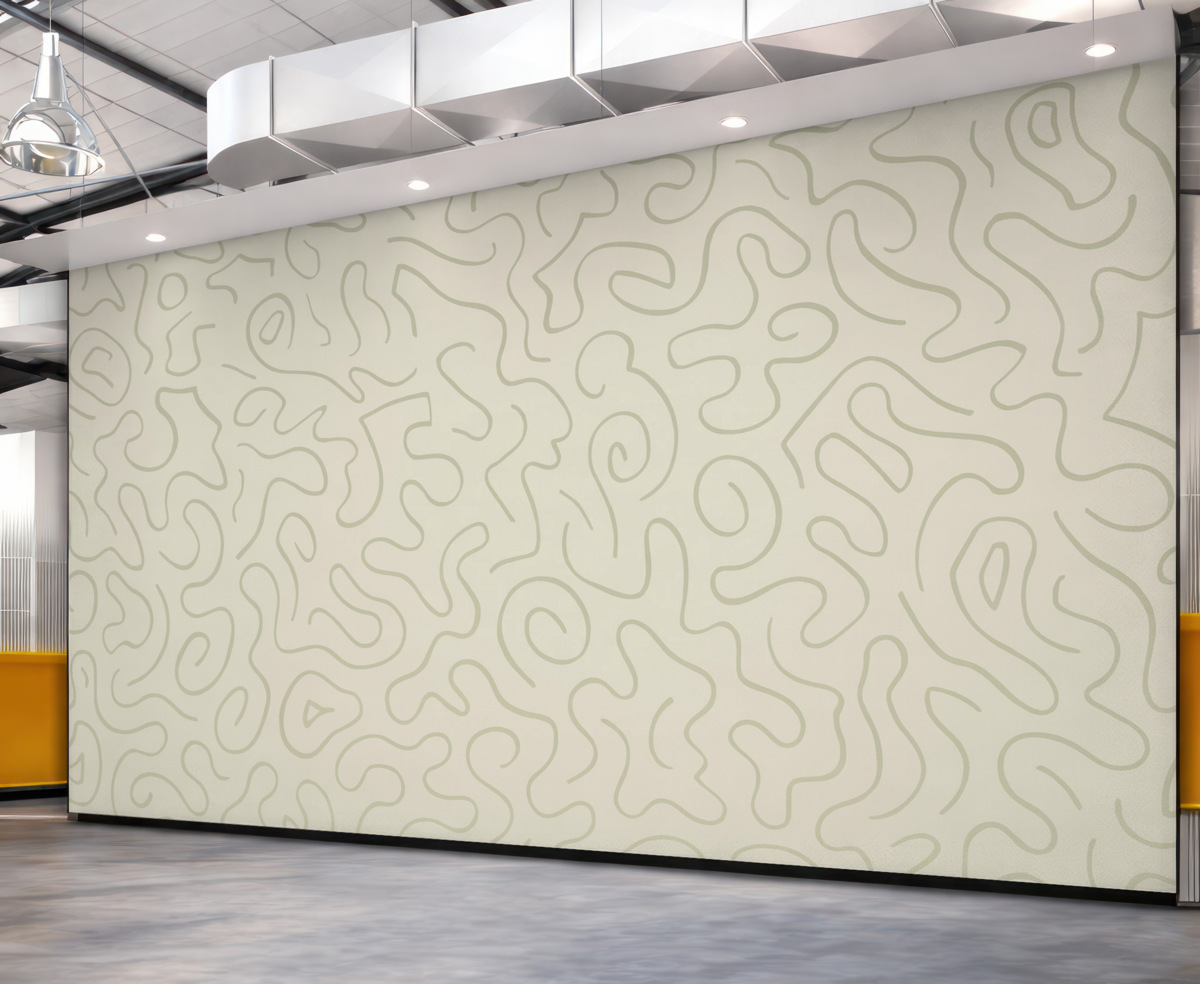 Fototapeta Linie i kręgi w delikatnych odcieniach.