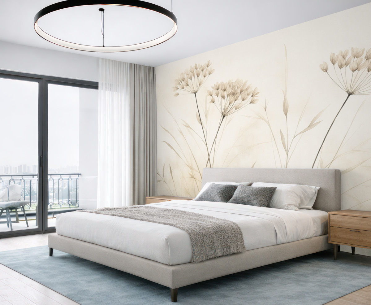 Fototapeta Zioła w akwarelowym, rozmytym sposobie.