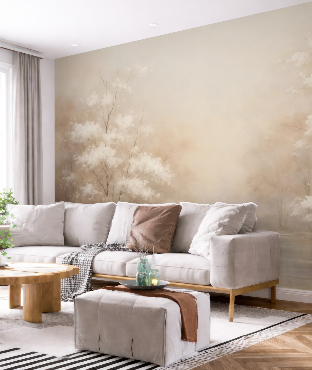 Fototapeta Grove to abstrakcyjna rekonstrukcja sztuki malarskiej.