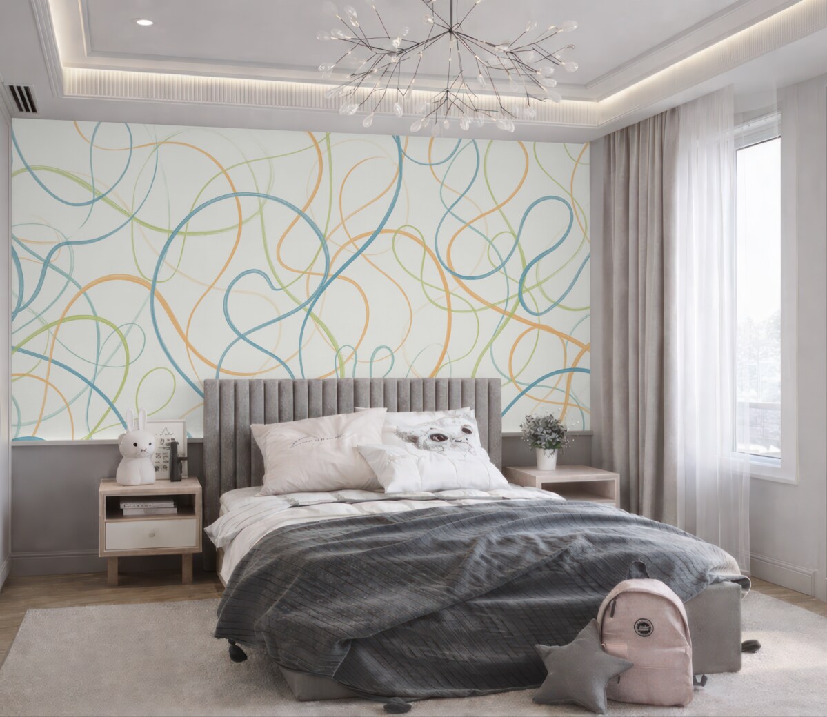 Fototapeta Abstrakcyjne motywy i linie.