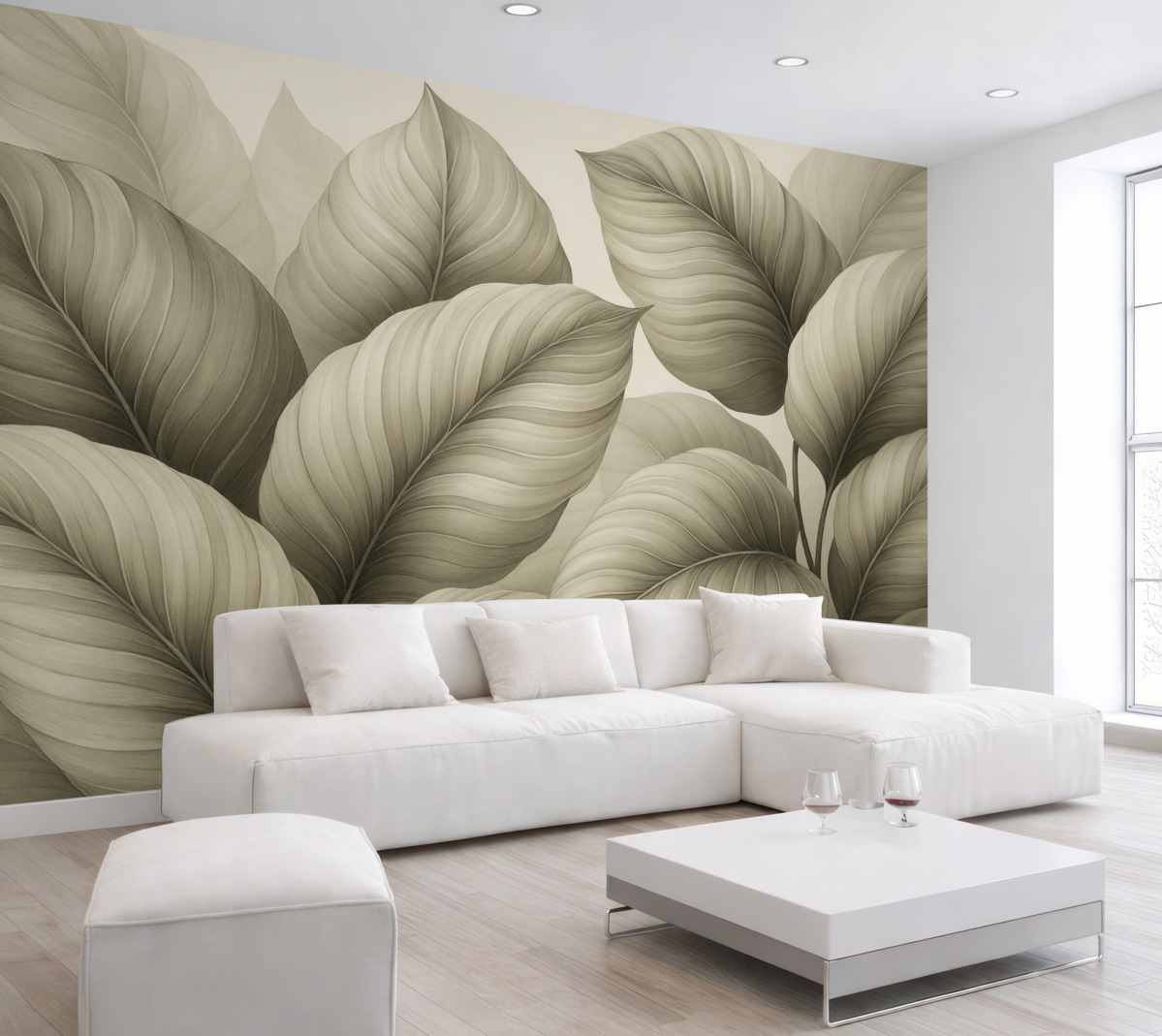 Fototapeta Ogromne liście.