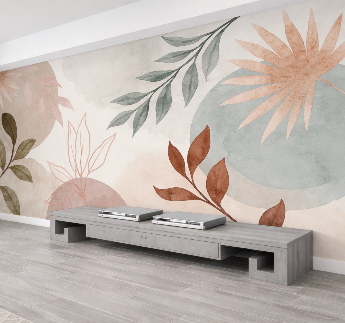 Fototapeta Abstrakcyjny motyw z gałązkami.