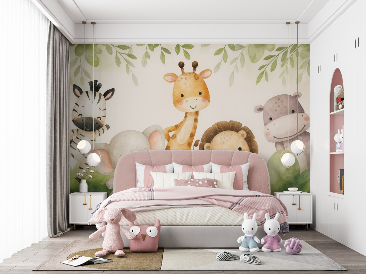 Fototapeta Urocze zwierzęta i rośliny