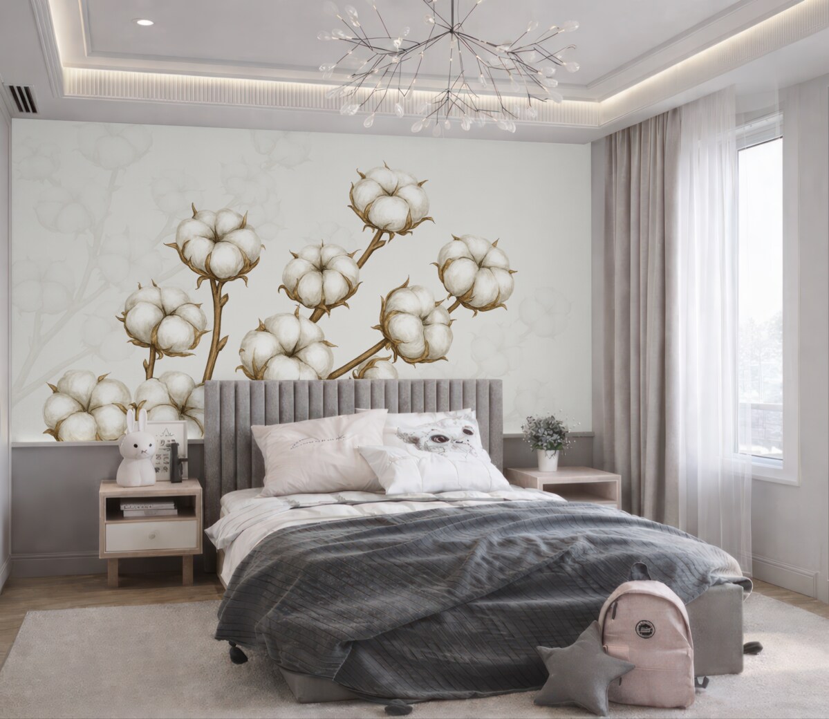 Fototapeta Odgałęzienia bawełny.