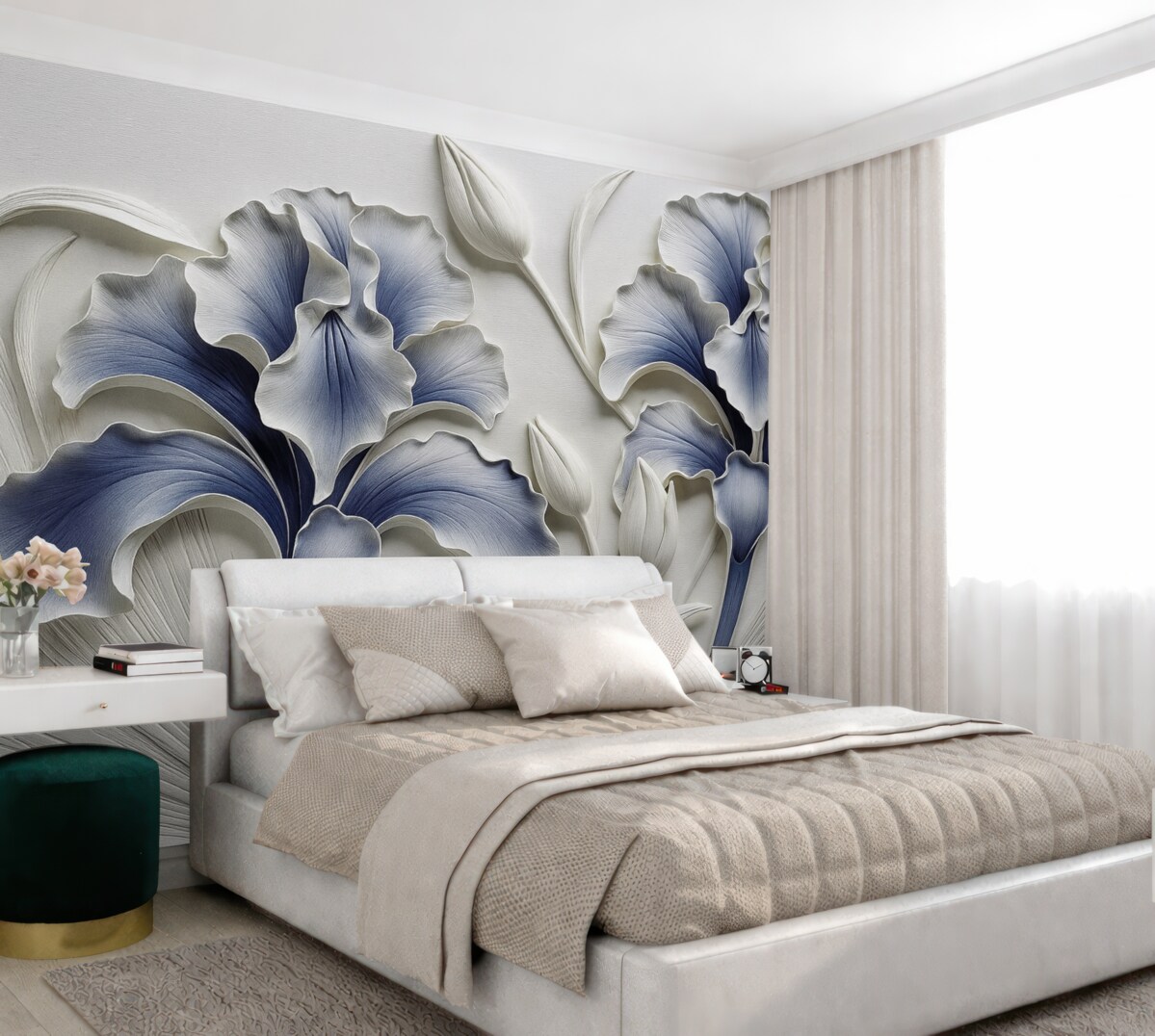 Fototapeta Wolumetryczne formowanie tęczówek.