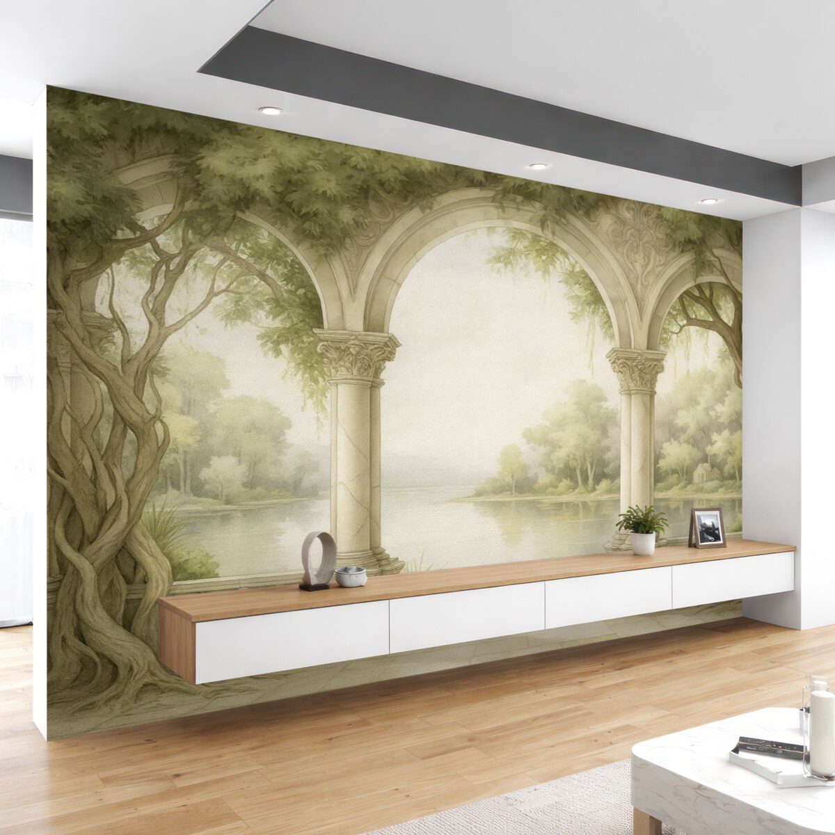 Fototapeta Obraz olejny w stylu łuku.