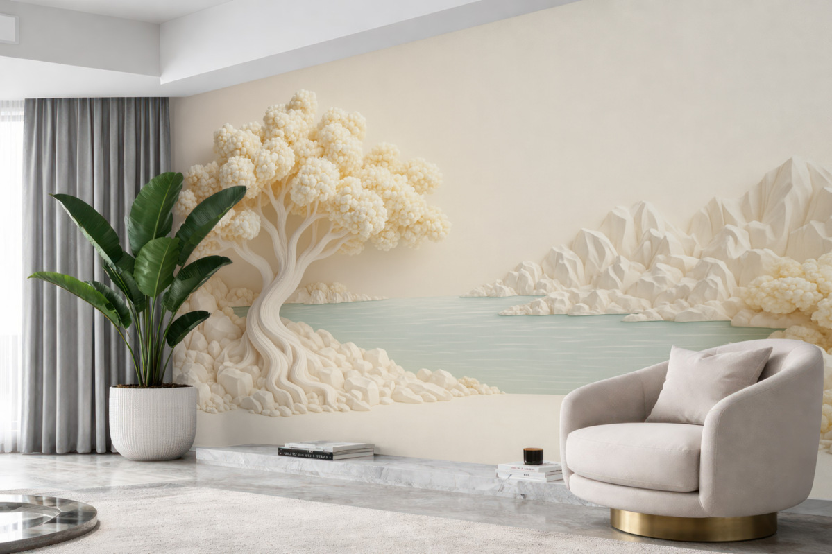 Fototapeta Wolumetryczne drzewo.