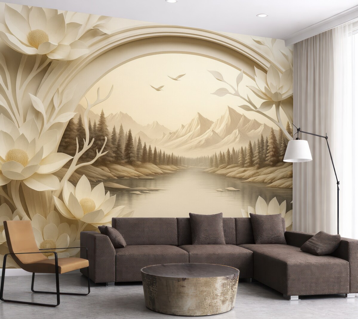 Fototapeta Widok przez łuk.