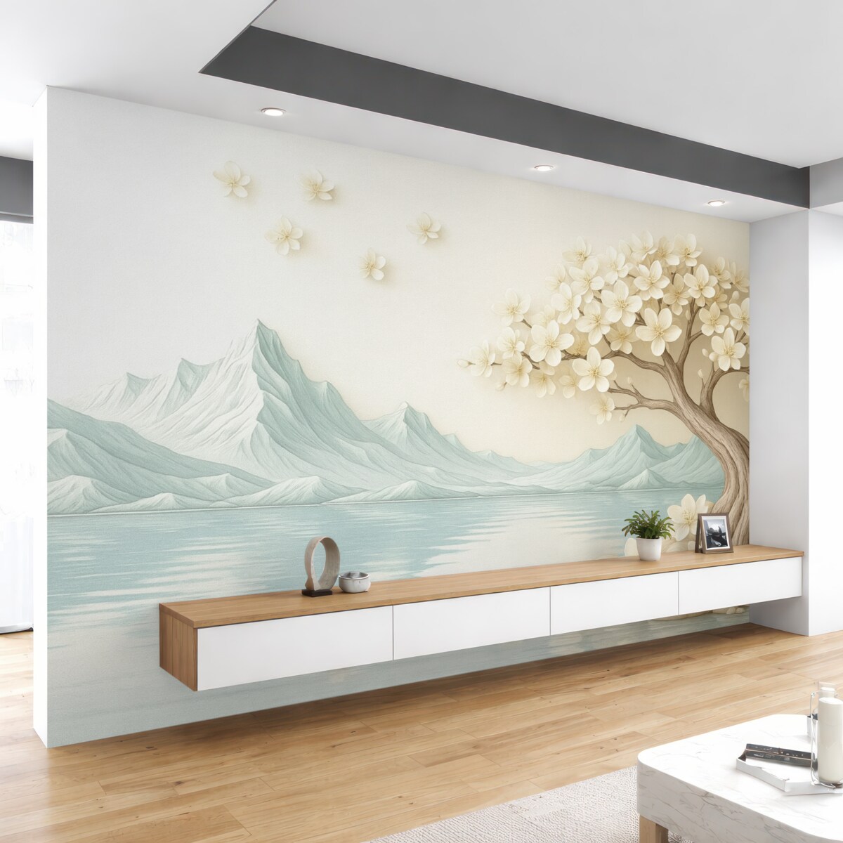 Fototapeta Malowane drzewo.